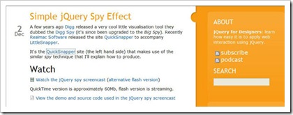 jquery spy