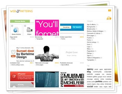 anteprima home page di Web & Patterns