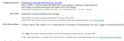 personalizzazione del plugin wordpress seo personalizzazioni del plugin dal pannello di scrittura del post