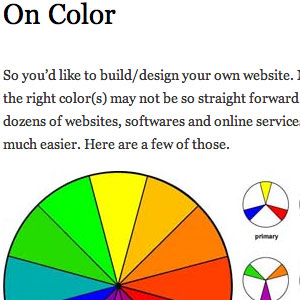 On Color On Color