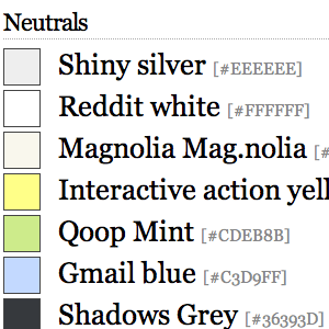 web 2.0 colour palette web 2.0 colour palette
